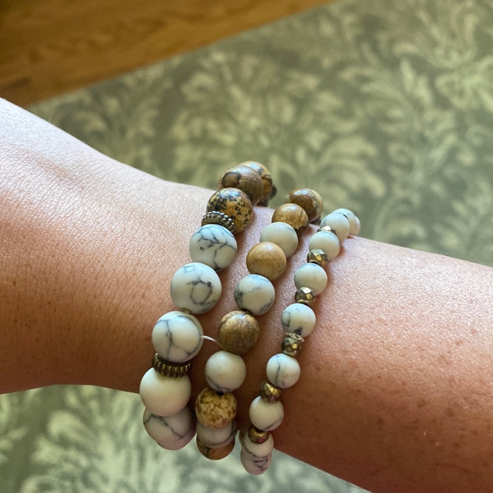 Set of three bracelets